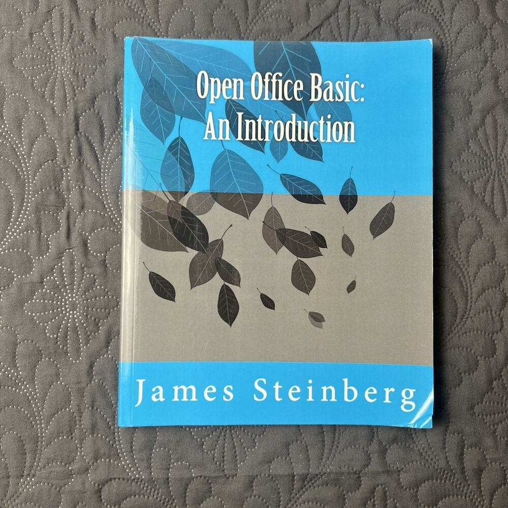 Open Office Basic: An Introduction - Paperback Book by Steinberg Prof James - VG